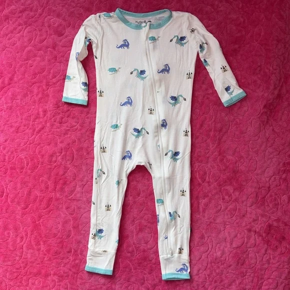 Kyte Baby Zippered Romper - Dragon
